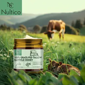 【Today Everyone FreeShipping】Nultico Whipped Beef Tallow & ManukaHoney Organic Nourishing Face Cream,Moisturizer, Body Lotion, Skin Care and Lip BalmHydrating Moisturizing