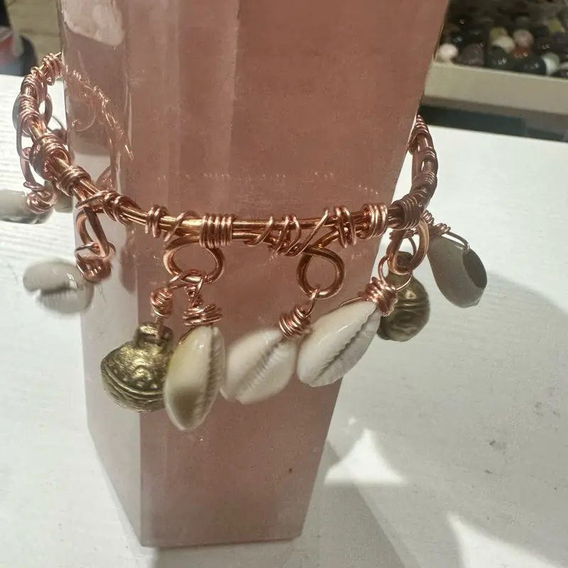 Juma Copper King Creativity Weave Ancestral Chime Anklet