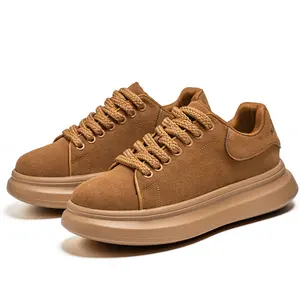 Men's & Women's Suede Platform Casual Shoes - Comfortable & Stylish for Everyday Wear - Versatile for Multiple Occasions