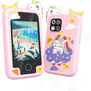 Kids’ Smart phone, Touchscreen HD Dual Camera Cell Phone for Kids, 2.8″ Touchscreen, 20 Games, MP3 Player, Christmas/Birthday Gift for Ages 3–10, Toddler Girls’ Toy