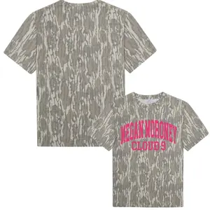 Megan Moroney Cloud 9 Pink Mossy Oak Bottomland Camo Printed Shirt 3D, Mossy Oak 3D T Shirt, Gif For Everyone,Unisex Shirt 3D