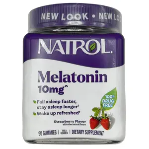 Natrol® Melatonin Gummies – Strawberry Flavor, 10 mg per serving (90 Gummies)