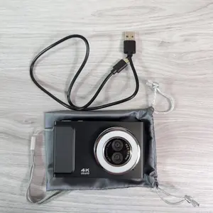 Digital Video Recording Camera with Flash, Lens, Memory Storage and Recording Capabilities