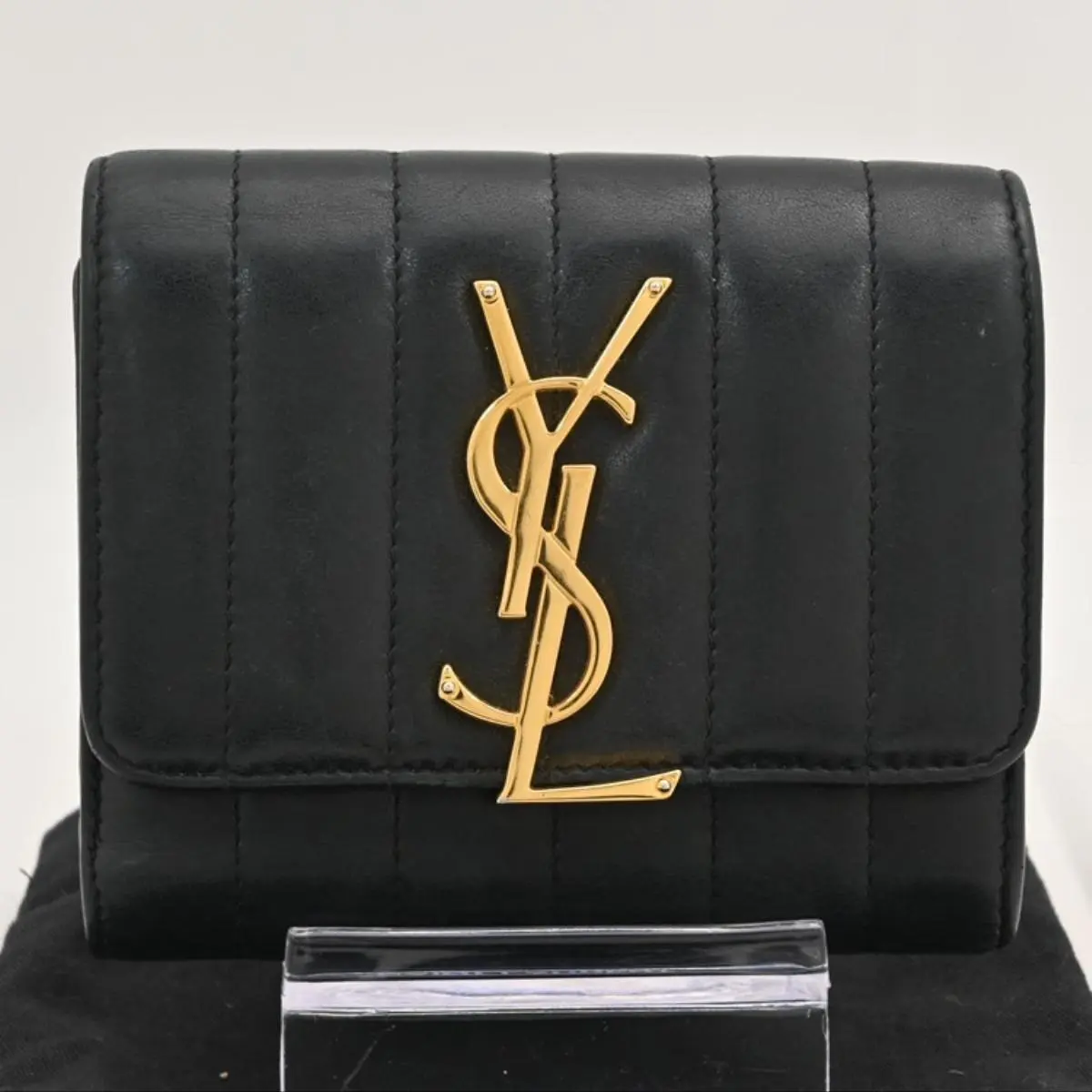 Pre-owned Yves Saint Laurent As Shown Mini Bags Saint Laurent YSL Cassandra Compact Wallet Bi fold Wallet ys6437cc