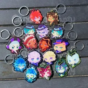 Twisted Wonderland Chibi Bust Acrylic Keychain