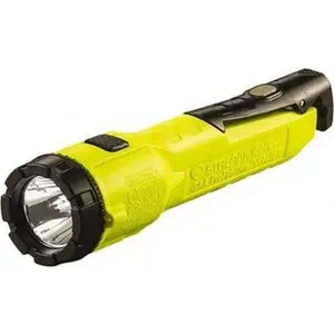Streamlight Polycarbonate Industrial/Tactical Flashlight 245 Lumens, 1080 min Runtime, White LED Bulb, Yellow Body, 3 Alkaline Batteries Included 68782