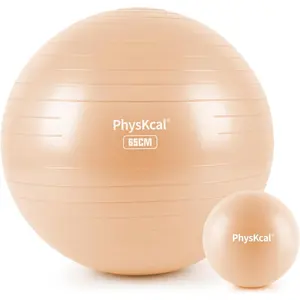 Yoga Ball for Exercise Pilates Set 4 Sizes Fitness Ball for Workout Birthing Pregnancy Physical Therapy Pump Included