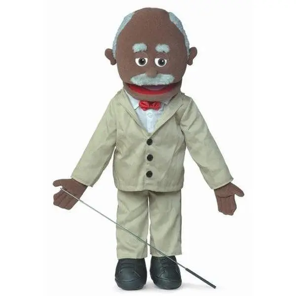 Pops, Grandpa Puppet, Black (25")