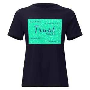 Trust Design- Women's Relaxed Cotton T-Shirt
