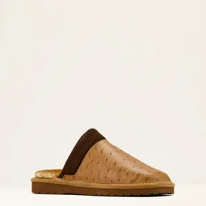 Ariat Ostrich Print Square Toe Slippers