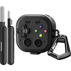 Kekoaa Case for Galaxy Buds 4 & Galaxy Buds Pro 4, Hard Shell Protective Cover, Secure Lock Clip, Cleaner Kit & Keychain, Audio, Earbuds