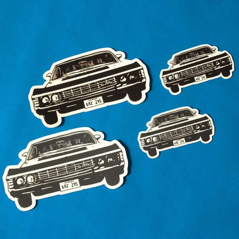 Supernatural Vinyl Sticker, Funny Waterproof Decal, Laptop Sticker, Gift For Fan