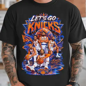 Let's Go Knicks Basketball T-shirt – Game Day Shirt