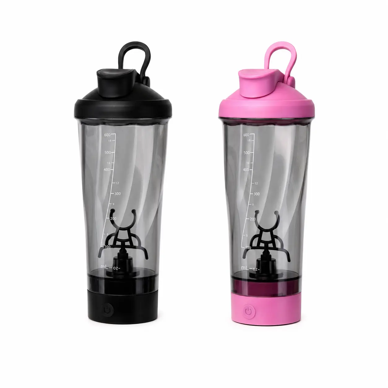 Portable Automatic Shaker Bottle | One-Button Electric Protein Mixer | No Clumps, Leak-Proof & Easy to Clean | 600ml USB Rechargeable