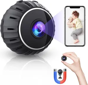 Mini WiFi Magnetic Camera, HD 1080P Video Recording Camera with Night Vision for Indoors, Office&Car Monitoring