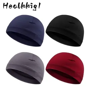 4pcs Soft & Comfy Cycling Skull Caps - Windproof, Sweat-Wicking Sports pirate rodeo hat feather retro satin wool scarf marble pattern hair clip