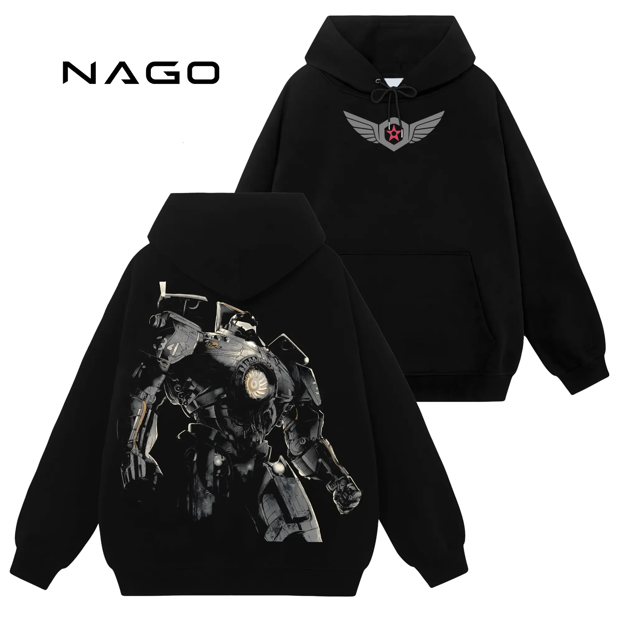 [Nago Shop] Limited Gipsy Danger Pacific Rim #602 Unisex Cotton TShirt Sweatshirt Hoodie Top, Retro 90s Y2K Graphic Seamless Basic Casual Everyday Streetwear Tops, Gift For Comics