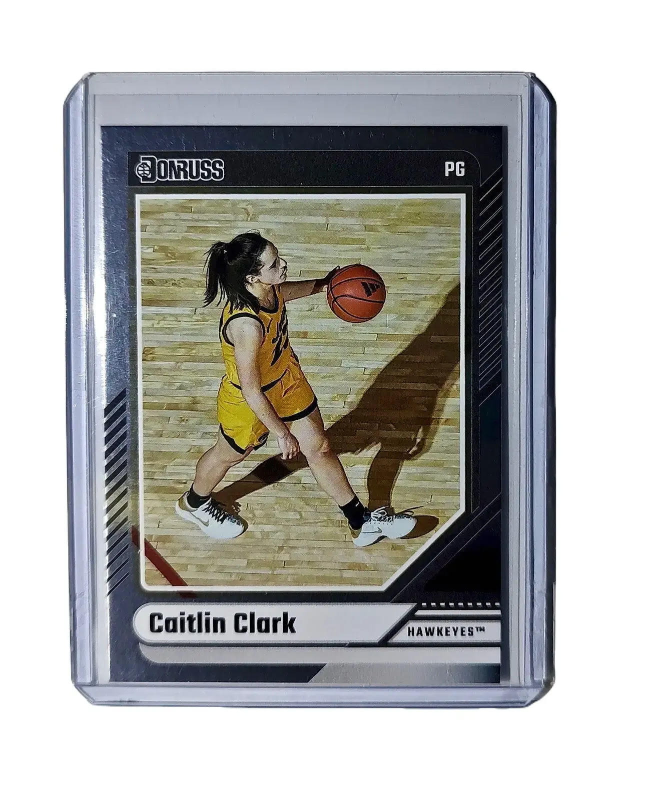Caitlin Clark 2024 Silver Foil Panini Donruss #12 Basketball Card Iowa Hawkeyes