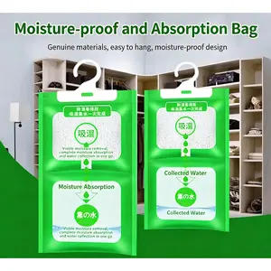 Water-absorbing Dehumidification Bag Large-capacity Anti-mildew for Indoor Wardrobes Moisture-proof and Mildew-proof Pack Household Desiccant Genuine Materials Easy to Hang
