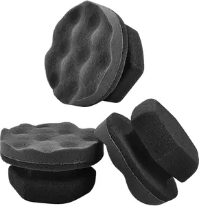 Hex Grip Tire Shine Applicator Ergonomic Design for Comfort and Control Dense Foam for Even Coverage Washable and Reusable