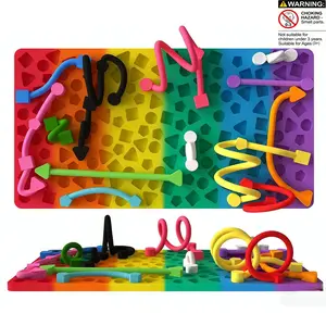 Silicone Fidget Toy Sensory Board for Kids, Ideal for Autism, Stress Relief Fidgeting, Adhd Management, Perfect for Traveling