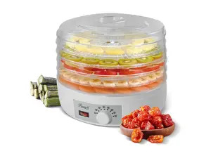 Rosewill Food Dehydrator Machine, 5 BPA-Free 12.6’ Trays, Adjustable Temperature Controls | 95-158°F | 350W, Jerky, Herbs, Fruit, Veggies, Dried Snacks