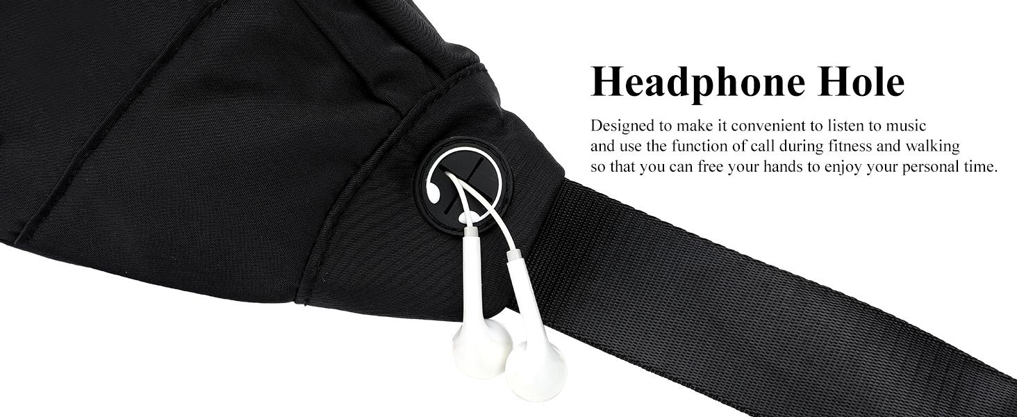 Large Crossbody Fanny Pack with Four Zipper Pockets Adjustable Strap Reflective Loop for Sports Festivals Traveling Casual Use Water-Resistant Durable Fabric