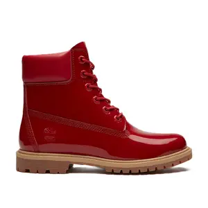 Women's Timberland Premium 6 In. Boot Medium Red Patent Leather (TB0A43F8 A5G)