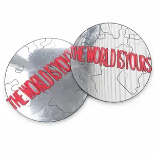 "The World is Yours" mirror/wall art