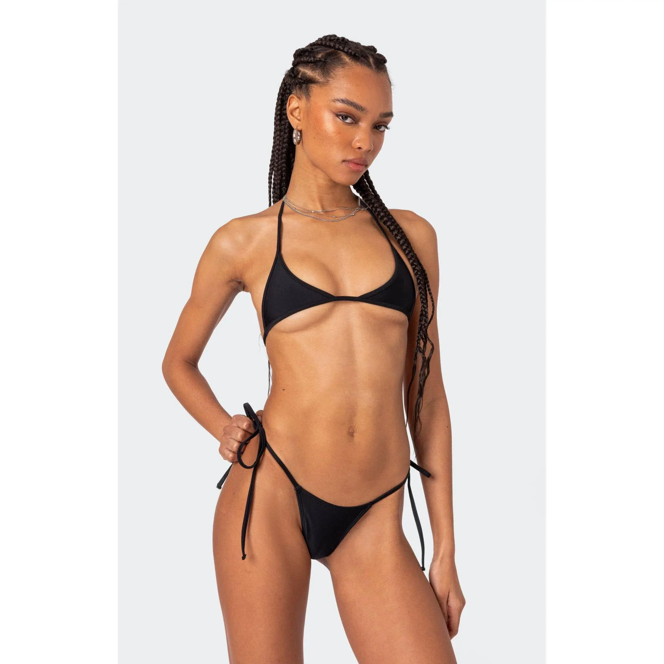 Edikted Women's Elora Micro Triangle Bikini Top