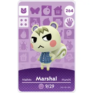 Marshal - Villager NFC Card for Animal Crossing New Horizons Amiibo