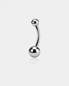 Classic Internally Threaded Titanium Belly Ring