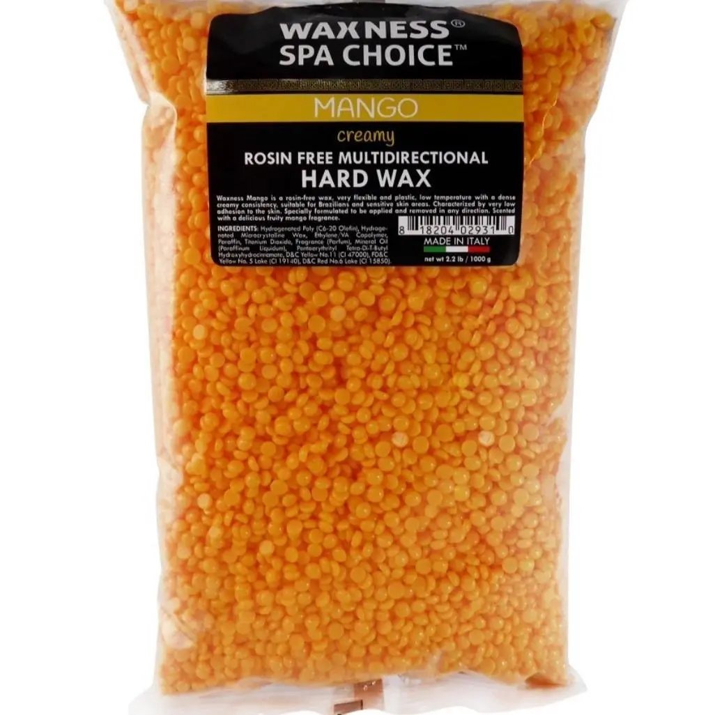 ROSIN FREE MULTIDIRECTIONAL HARD WAX MANGO scent 2.2 LB / 1 KG