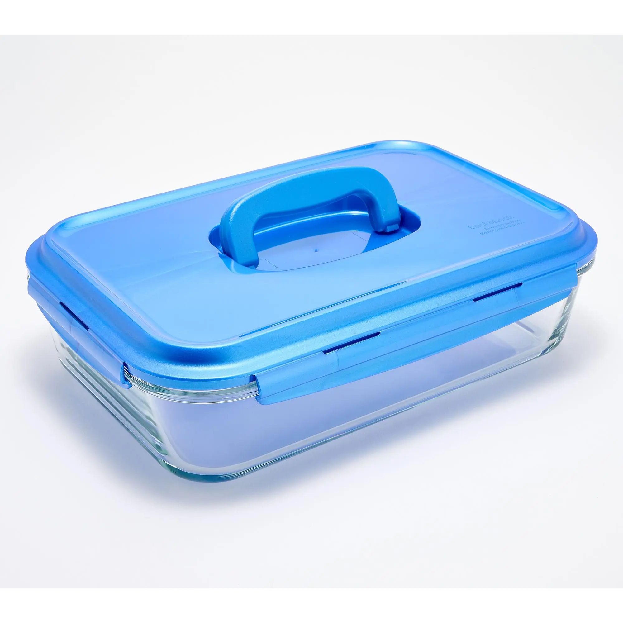 LocknLock 9x13 Glass Dish w/ Domed Handle Lid LocknLock 9x13 Glass Dish w/ Domed Handle Lid