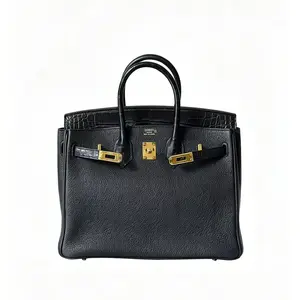 Pre-owned HERMÈS Hermes Touch Birkin Bag Togo with Gold Hardware 25