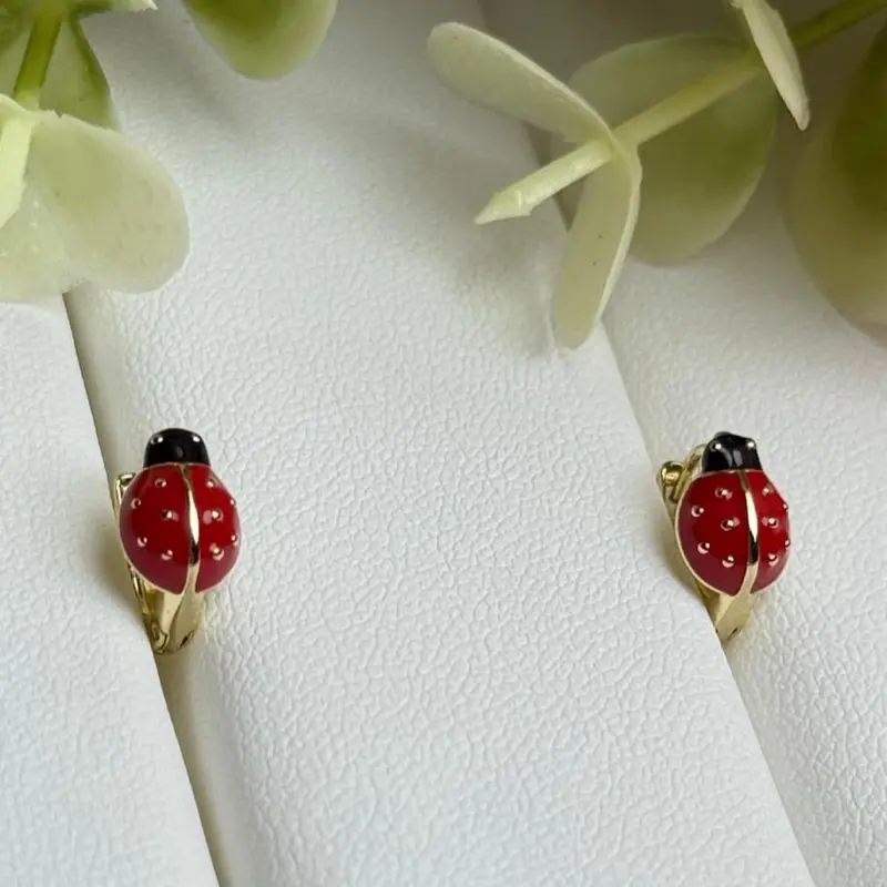 Ladybug earrings