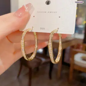 Emerald Green Square Crystal Dangle Earrings for Women, Sparkling Tassel Drop Earrings, Elegant Dainty Jewelry for Party, Wedding, Daily Wear and Mother’s Day Gift