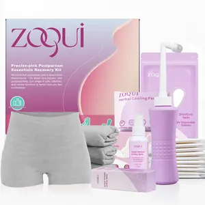 Postpartum Essentials Delivery Recovery Kit | Postpartum Kit for  | Includes Inverted Perineum Bottle, Perineum Spray, Cooling Pad Liner, Cooling Spray Bottle and Disposable Underwear