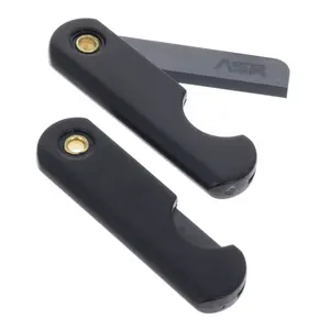 ASR Outdoor Folding small Ceramic Razor Blade, Micro EDC Escape Survival pocket Tool