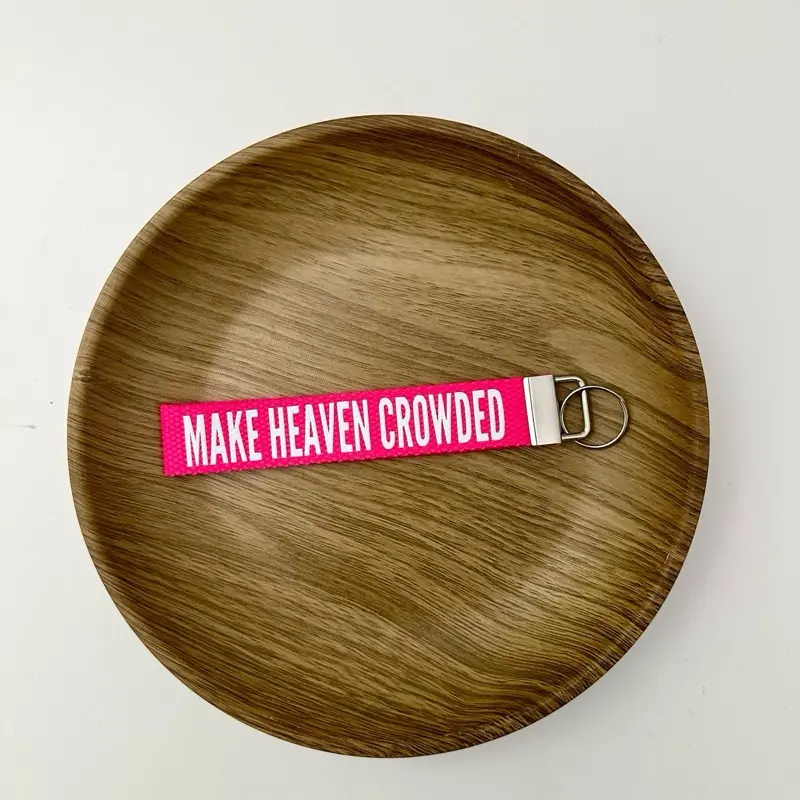 Make Heaven Crowded Keychain Wristlet, cute car decor, wristlet keychains, pink keychain, pink accessories Easter Jesus Keychain Gift Set