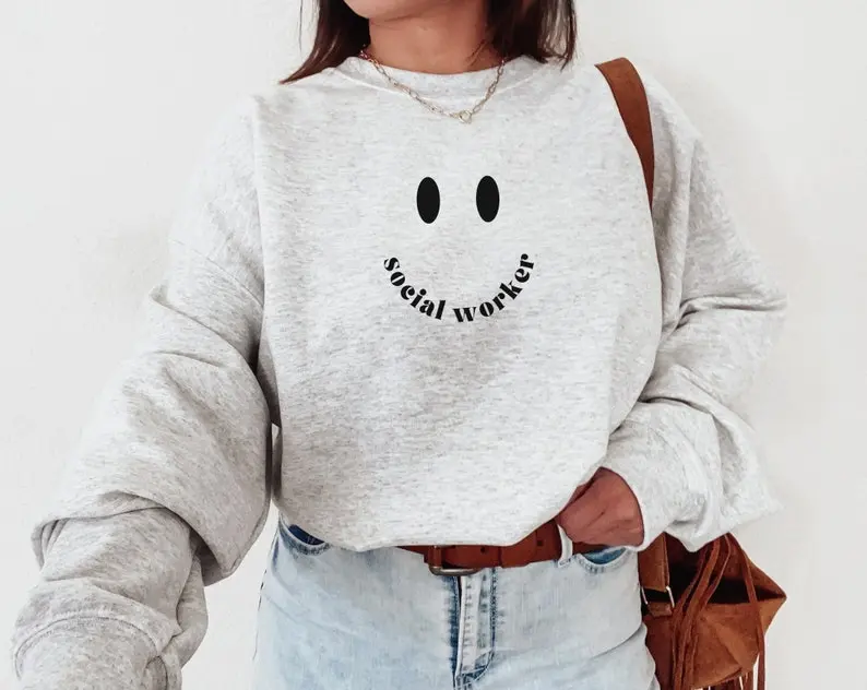 Social work sweatshirt Social worker shirt Social worker gift School social worker Counselor shirt Msw graduation gift Social work apparel