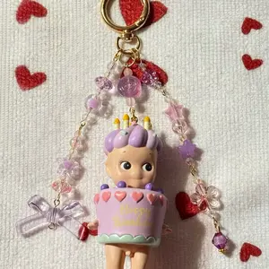 Purple Birthday Sonny Keychain