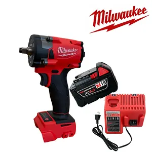 Milwaukee 3/8-Inch Cordless Impact Gun, Lightweight Mechanic Tools for Machinery & Home Repairs
