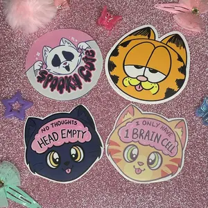 Cat vinyl waterproof sticker