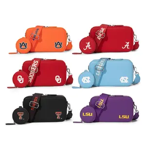 NCAA Crossbody  with Removable Coin Purse & Adjustable Strap, Versatile Crossbody Bum Bag for Everyday Use, Perfect for Stadiums and Events, Stylish and Functional Accessory for Fans 022