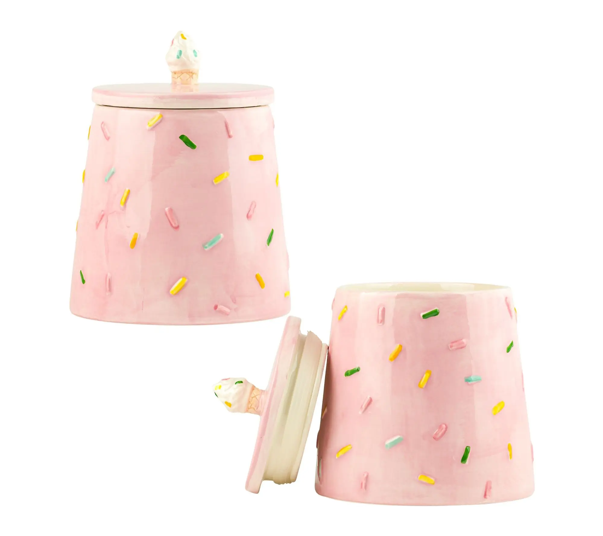10 Strawberry Street Set of 2 Summer Fun Canisters