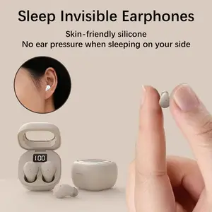 Ultra Small Sleep Wireless Earbuds, Invisible In Ear Mini Wireless Earphones High Sound Quality, Noise Reduction Binaural Call Headset, Touch Operation