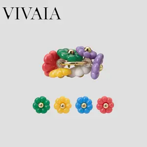 VIVAIA Bloomies Shoe Charm Set, Limited Edition, Suitable for Sneakers, Shoe Decorations, DIY Shoe Charms, No Shoes Included (Lindie) summerwins