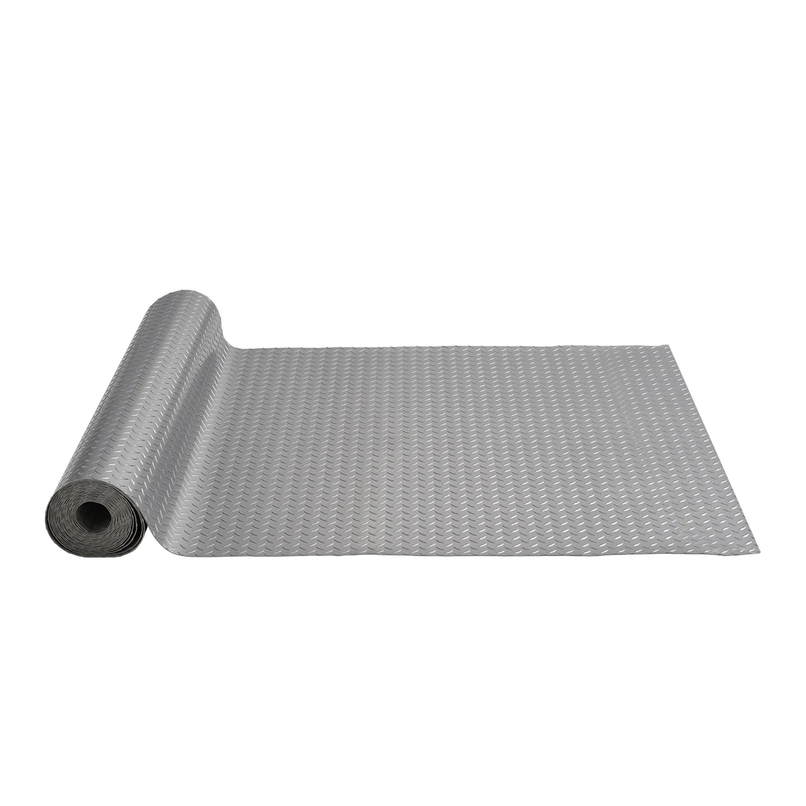 【Summerfinds】VEVOR PVC Fabric Garage Floor Mat Roll, 157.48x59.05 in (64.58 sq.ft), Slip-Resistant Diamond Text., Comfortable Cushioning, Easy to Clean & Cut, Washable, Superior Protection for Garages, Sidewalks