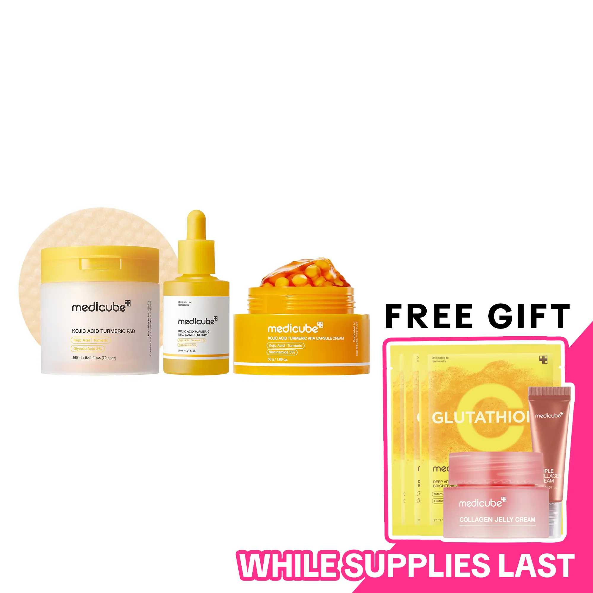 Kojic Acid Turmeric Power Duo for Face & body | Ideal for Troubled Skin & Use After Spot Care | Soothing & Calming with Kojic Acid, Turmeric, Niacinamide Kojic Acid Turmeric Power Duo for Face & body | Ideal for Troubled Skin & Use After Spot Care | Soothing & Calming with Kojic Acid, Turmeric, Niacinamide